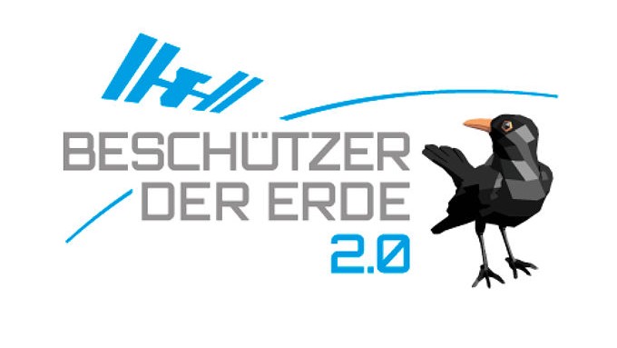 Das Logo des Schulwettbewerbs „Beschützer der Erde 2.0".
