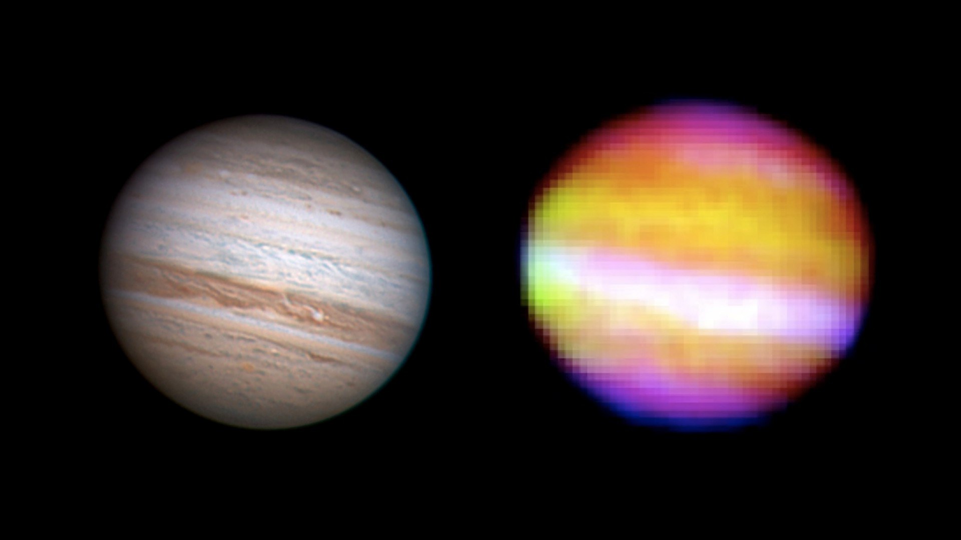 Jupiter Wärmebild