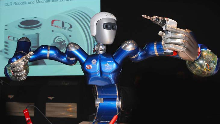 Der Weltraum-Roboter SpaceJustin