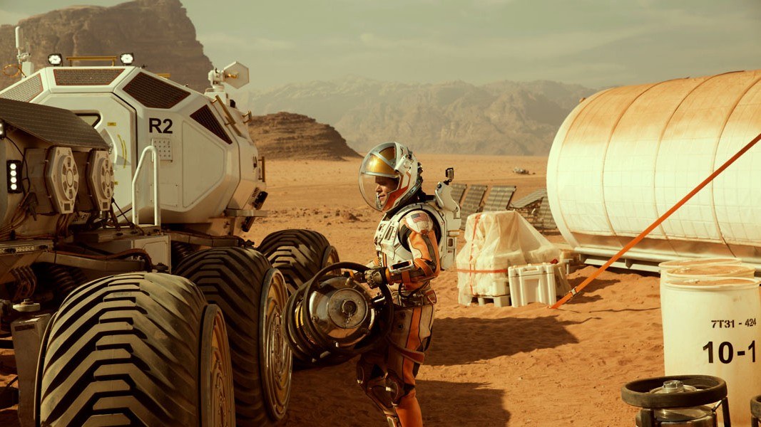 Szene aus „Der Marsianer“ mit Matt Damon.