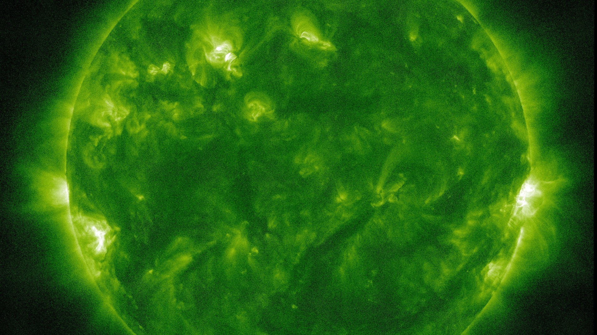 Ultraviolett-Aufnahme der Sonne