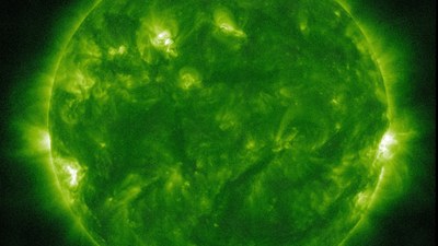 Ultraviolett-Aufnahme der Sonne