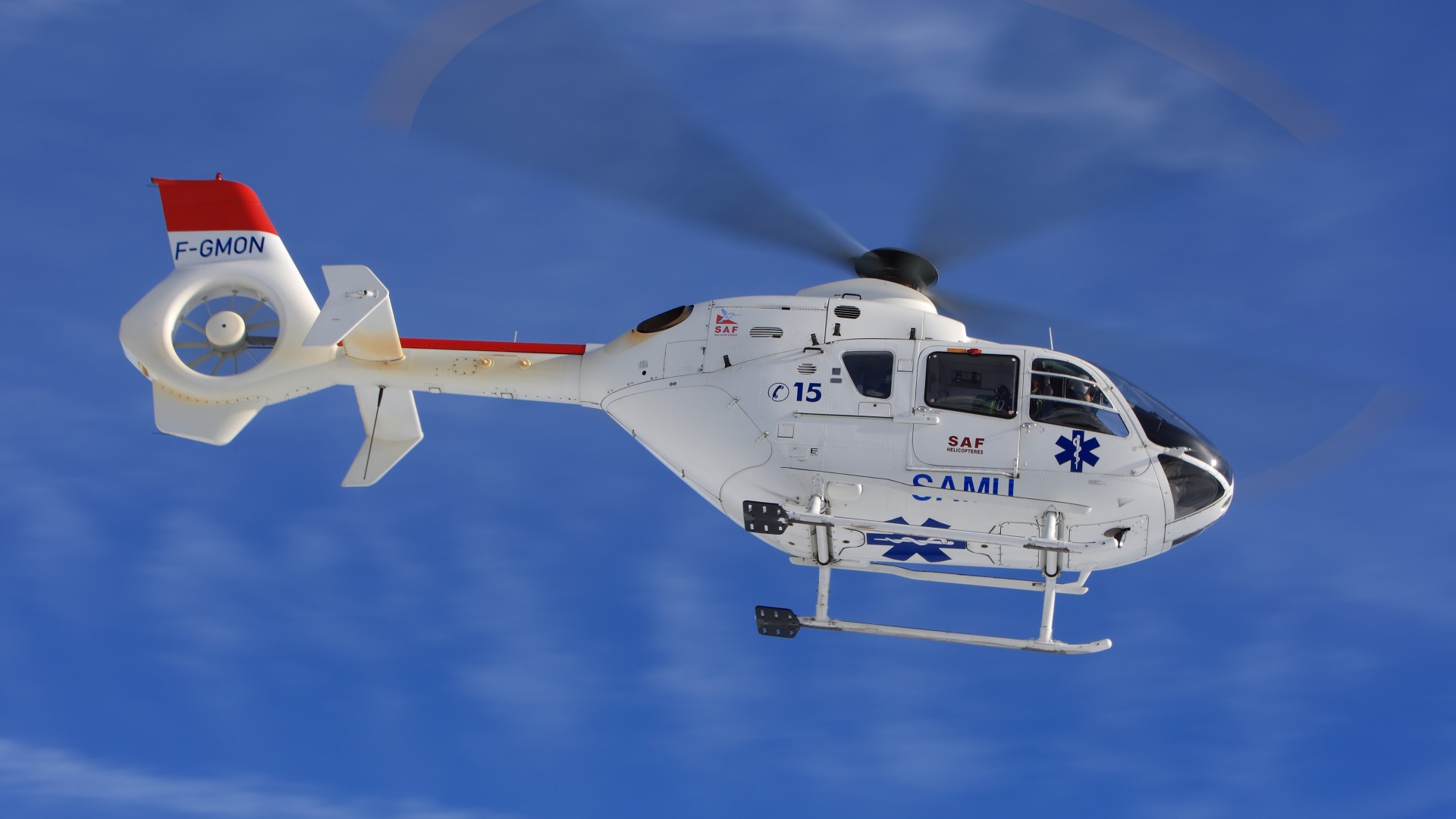 Hubschrauber in der Luft