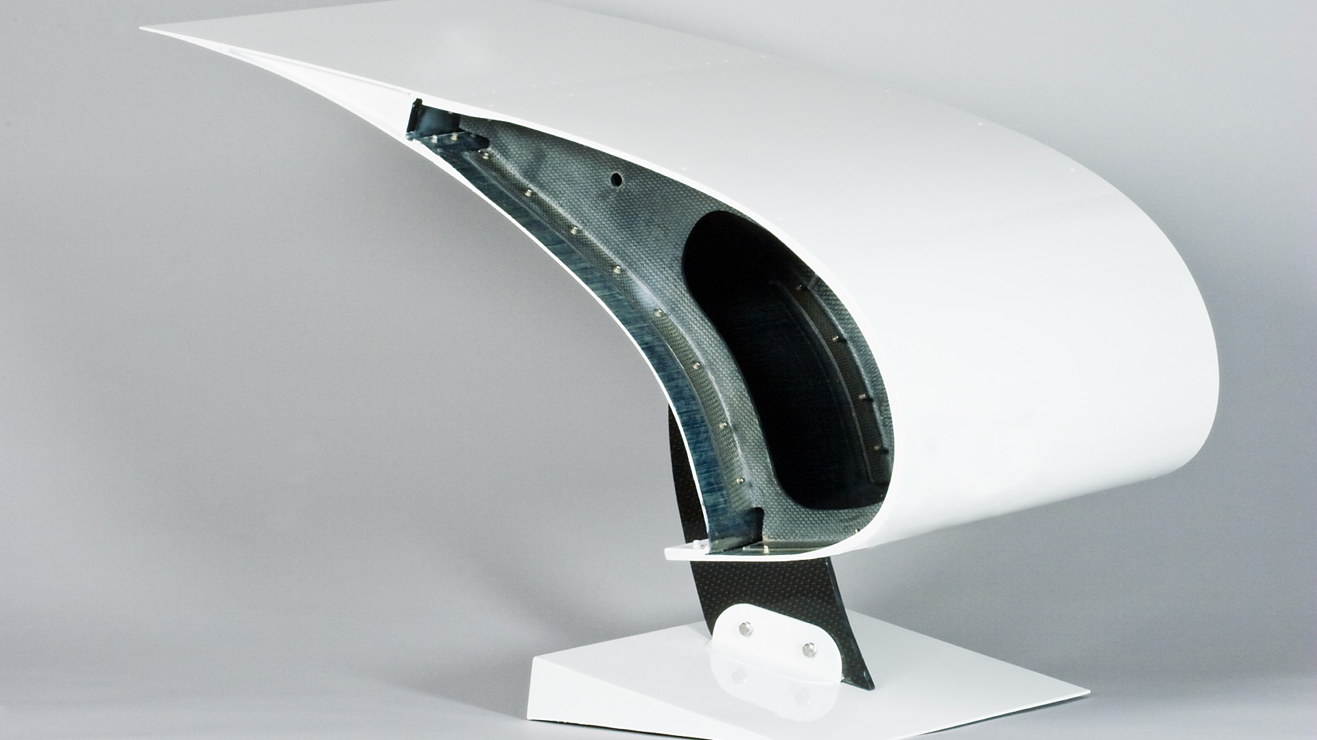 Ein Modell des sogenannte „Vorflügels“