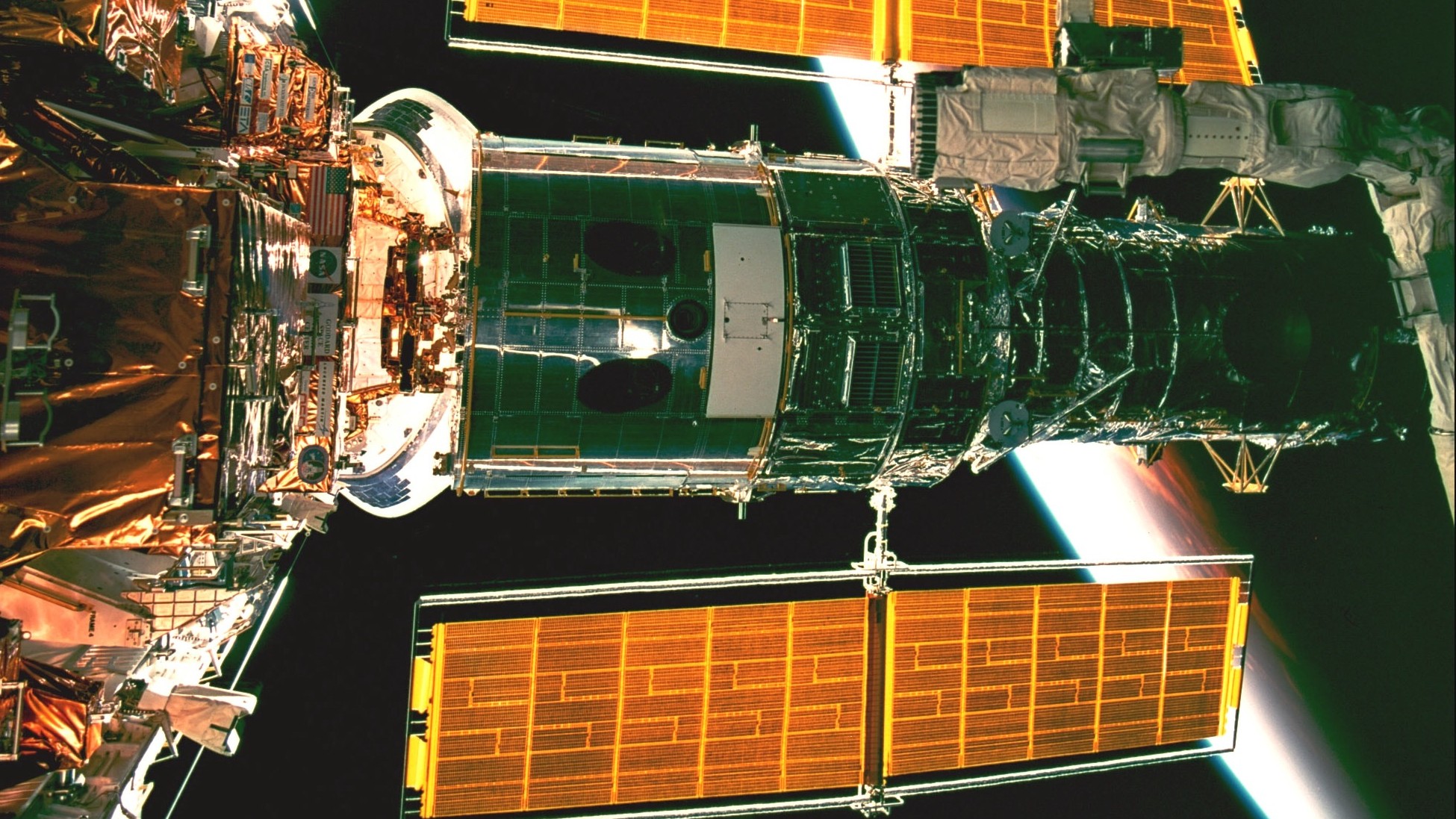 Das Hubble-Teleskop im All