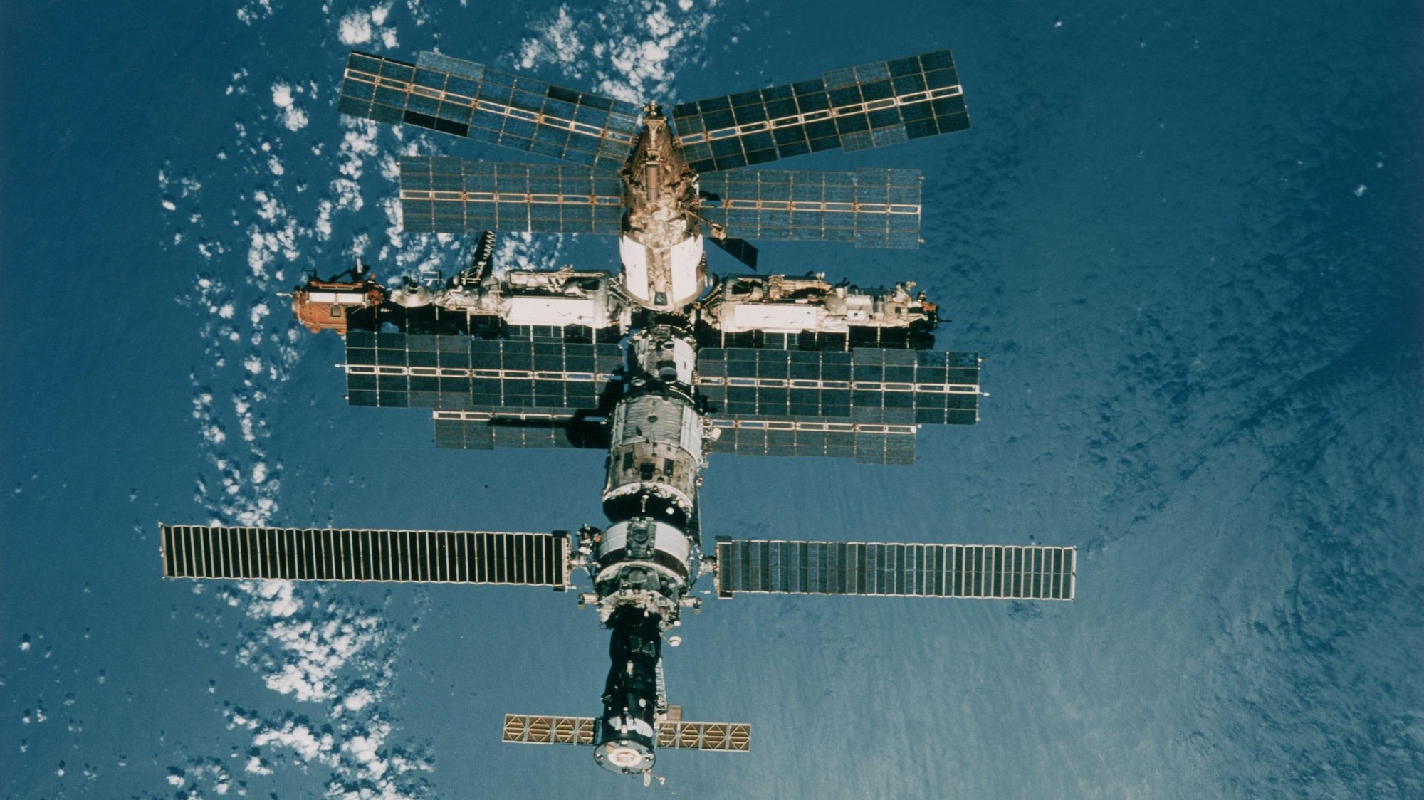 Die MIR-Station im Orbit
