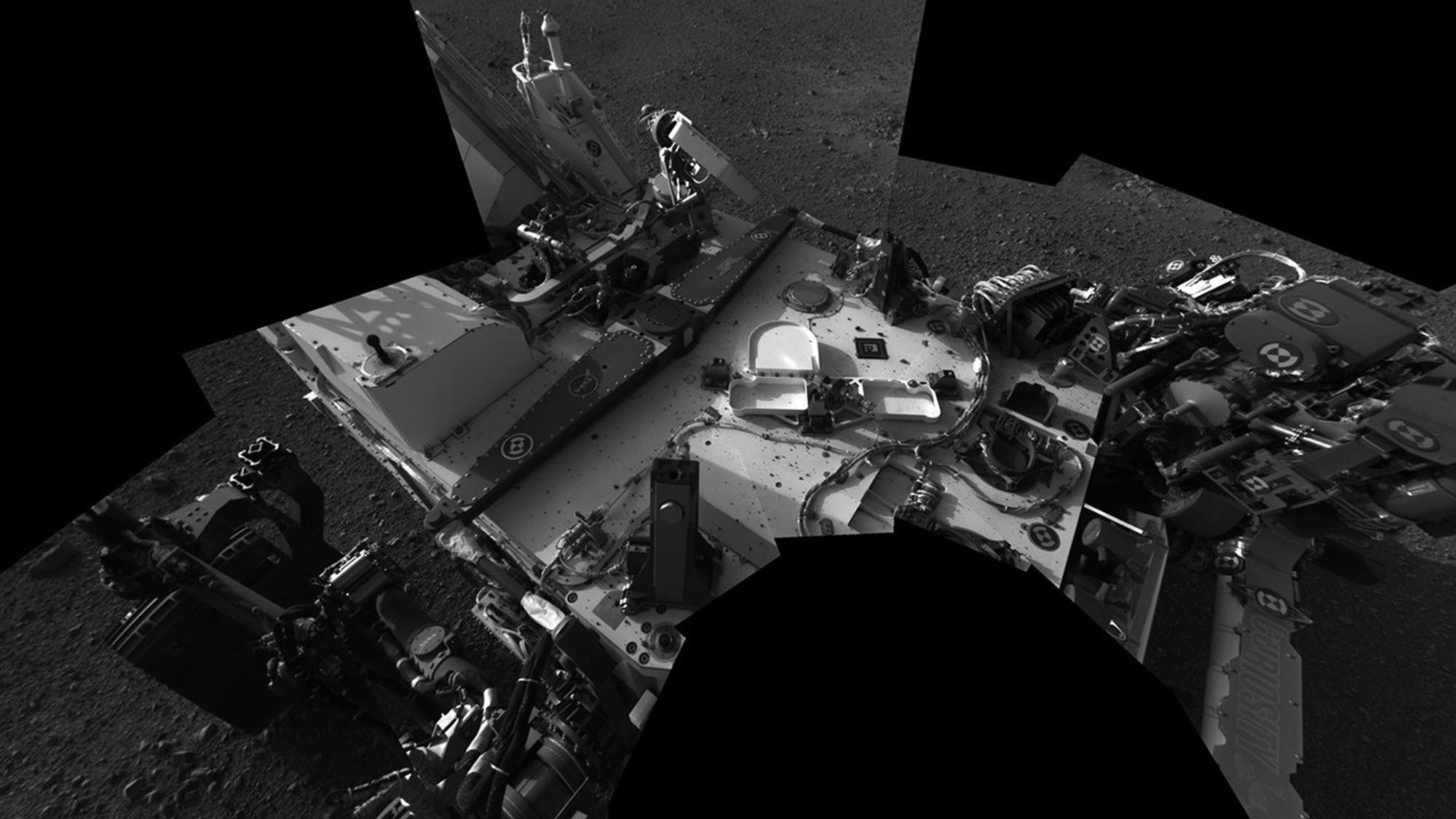 Diese Aufnahme funkte Philae von der Kometenoberfläche.