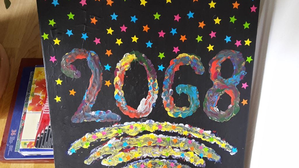 2068 von einem Kind gemalt