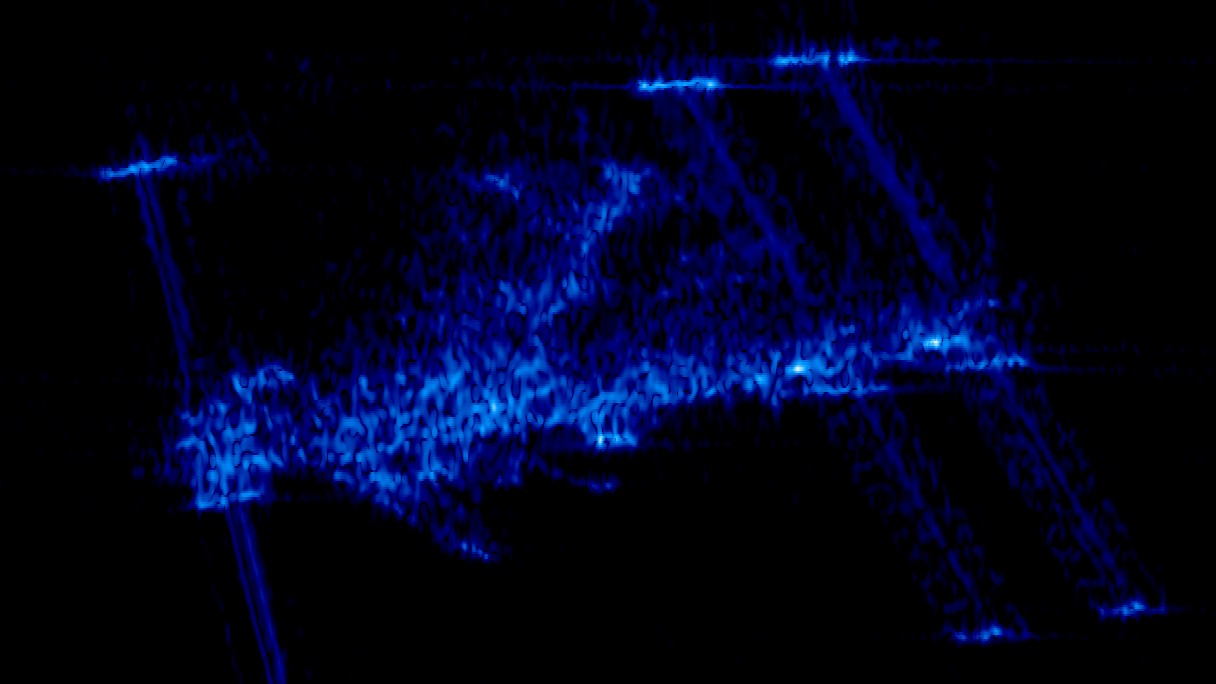 Schnappschuss der ISS – aufgenommen vom Radarsatelliten TerraSAR-X
