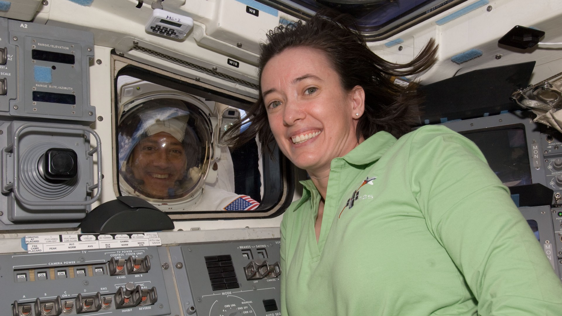 Megan McArthur und Mike Massimino