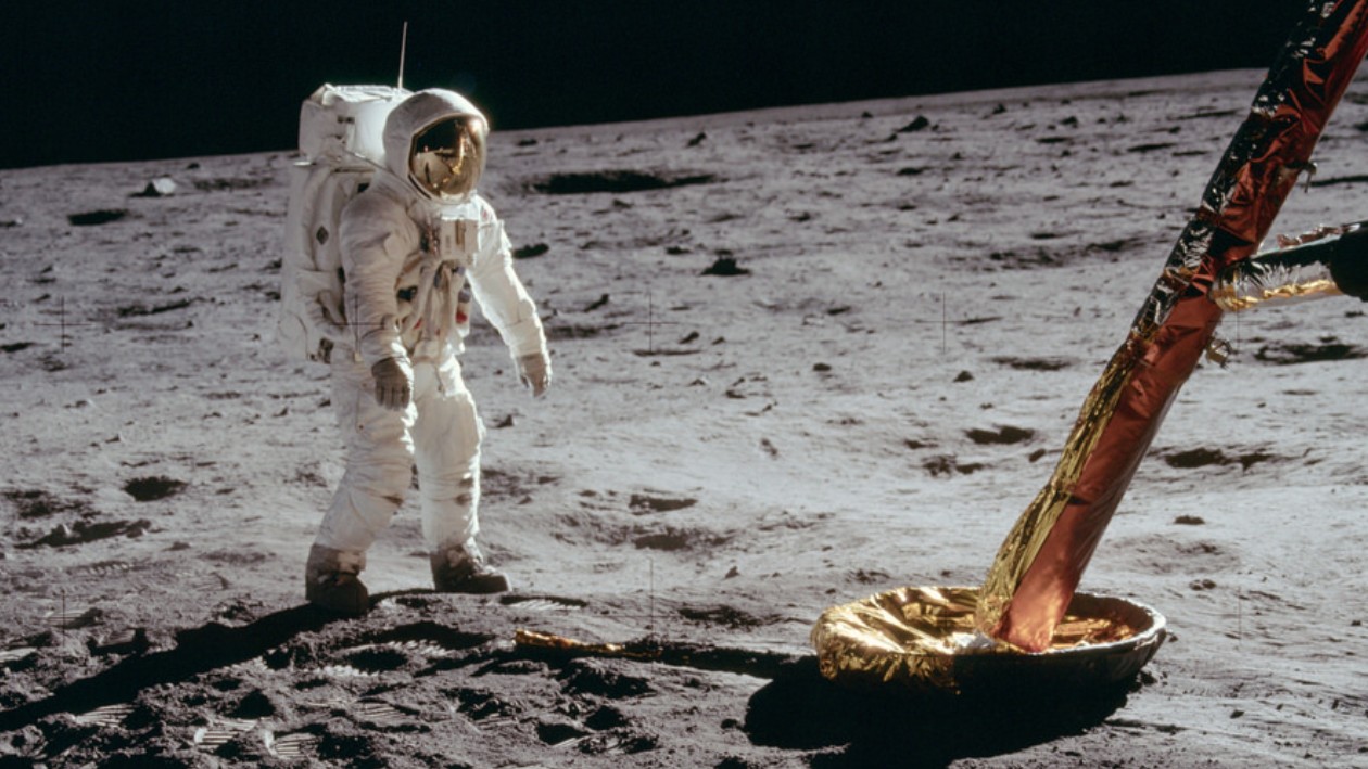 Buzz Aldrin auf dem Mond