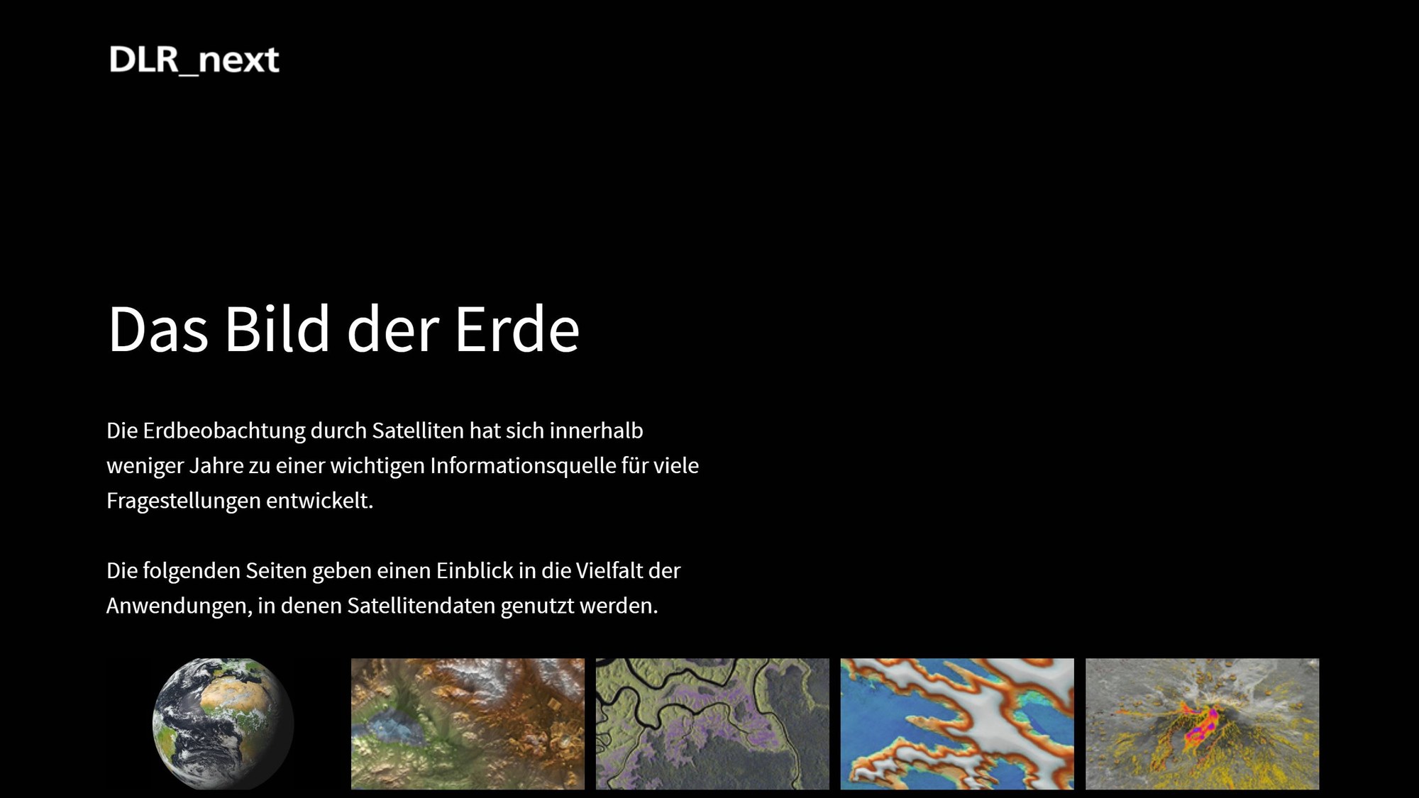 Pageflow: Das Bild der Erde