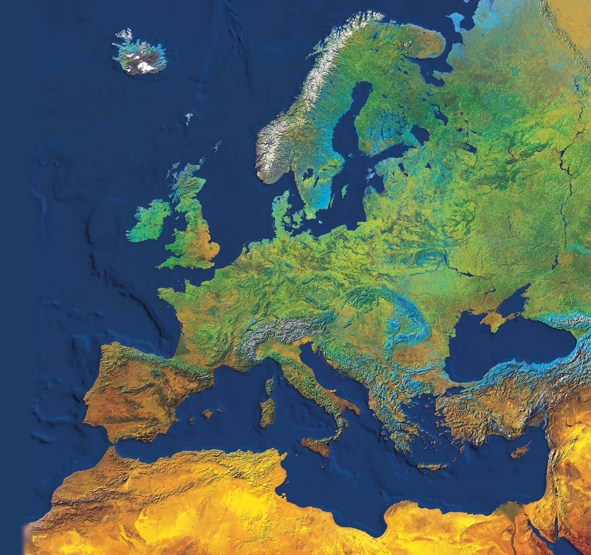 Europa ohne Wolken