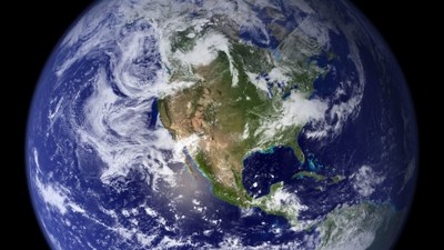 Pazifik auf der Erde