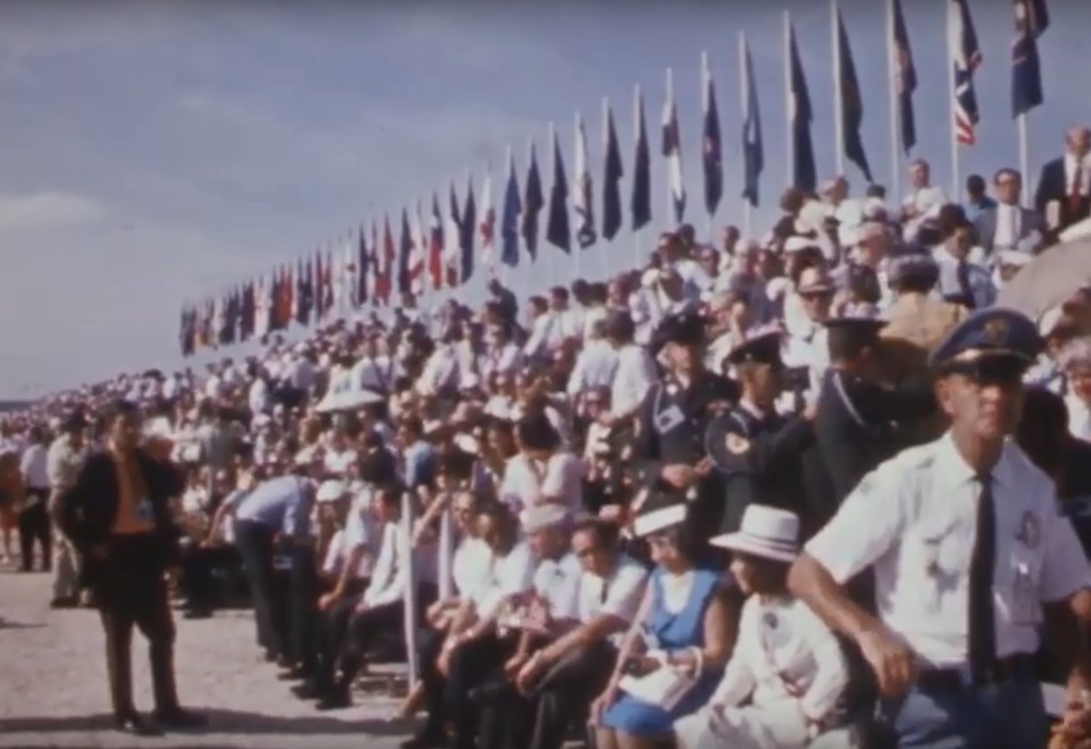 VIP-Tribüne bei Apollo 11 Start