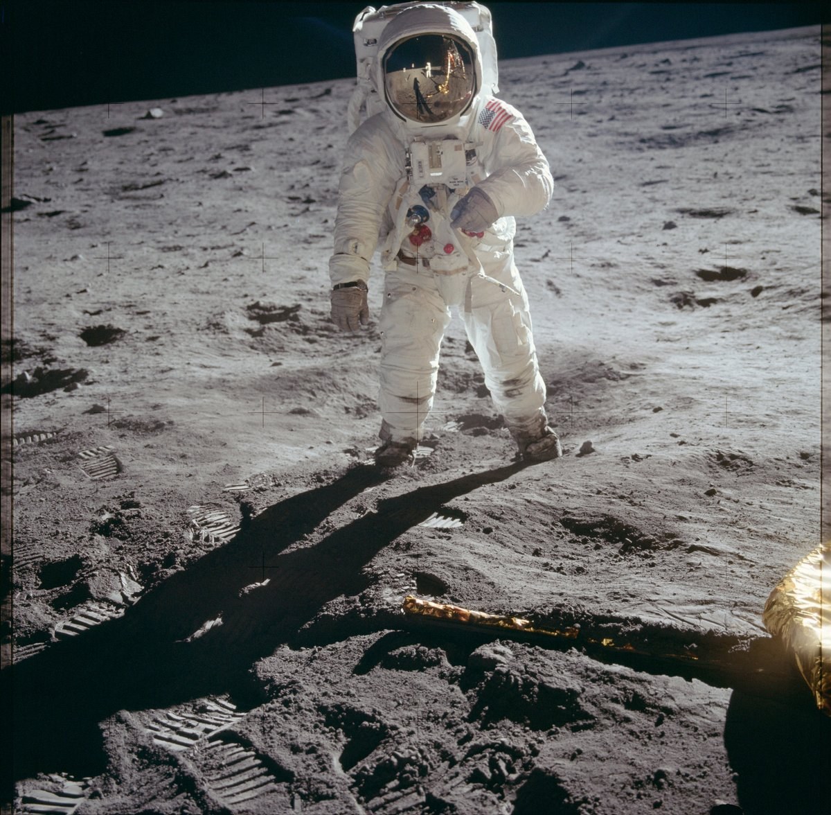 Astronaut Aldrin auf dem Mond