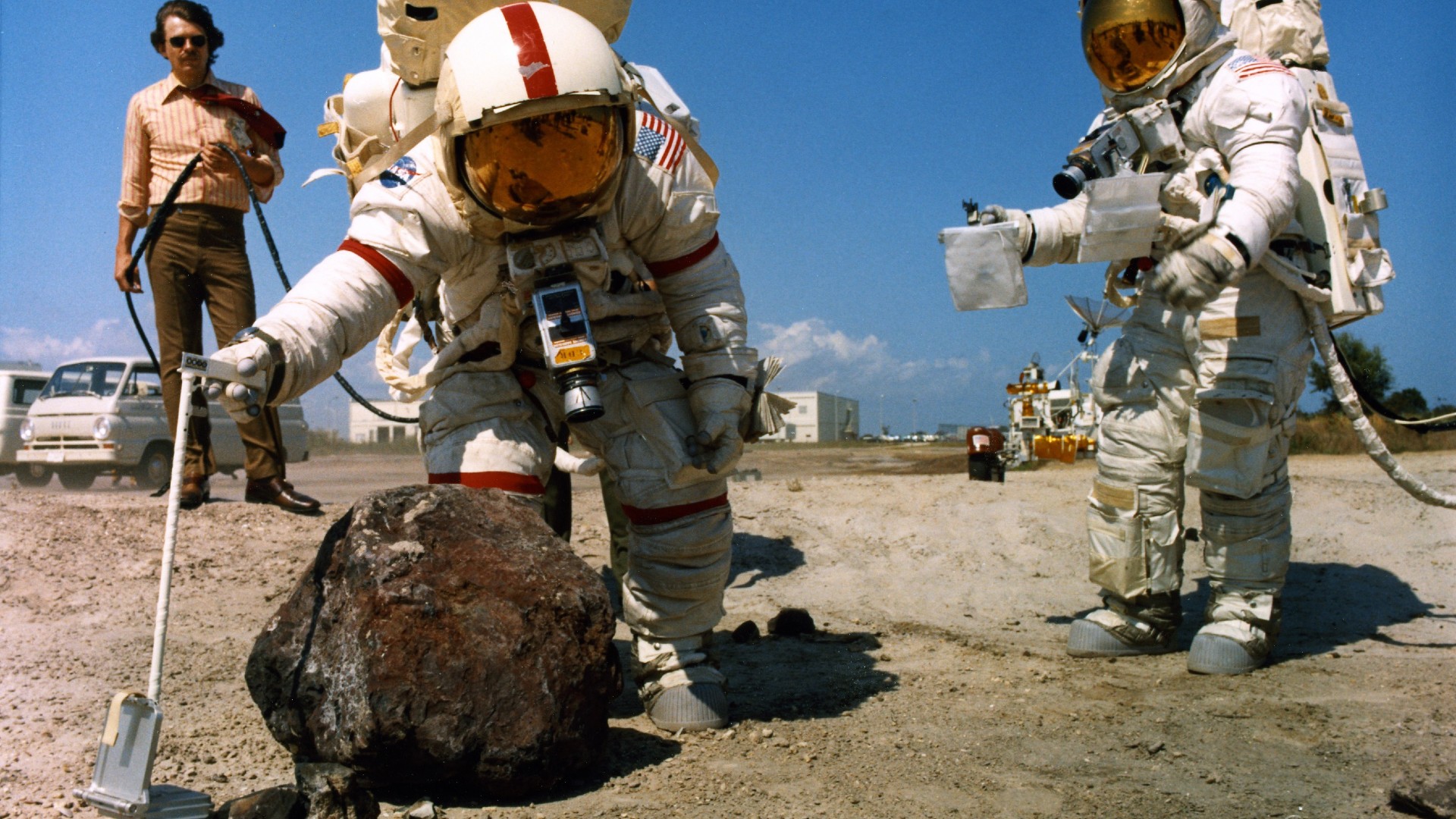 Astronauten beim „Geologie-Training“