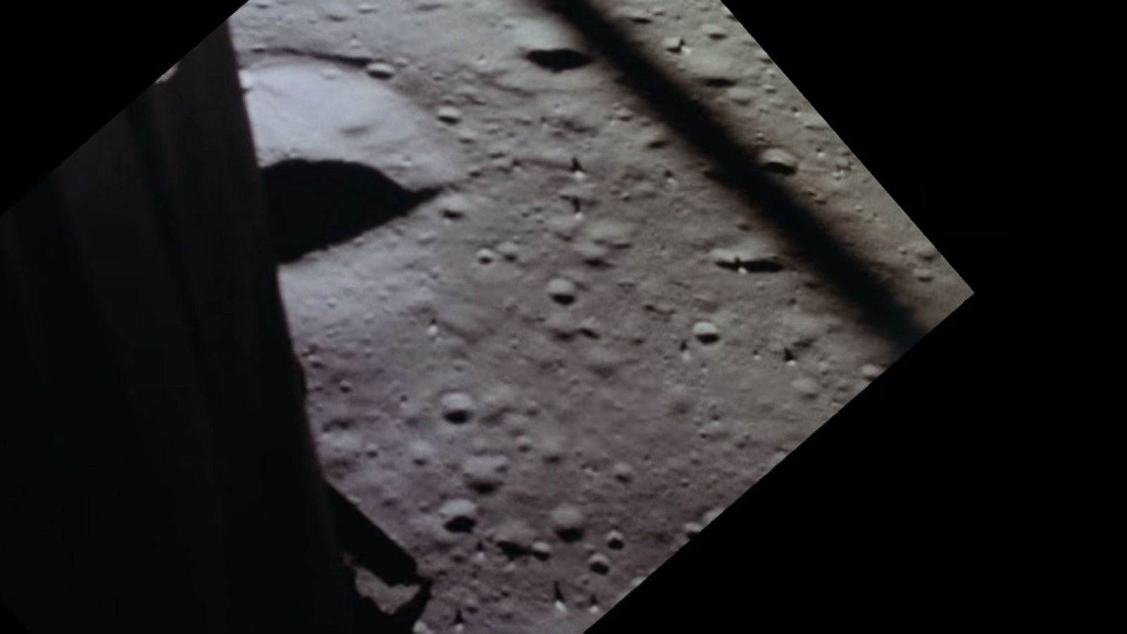 Blick aus der Mondlandefähre
