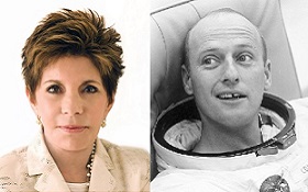 Nancy Conrad mit Pete Conrad