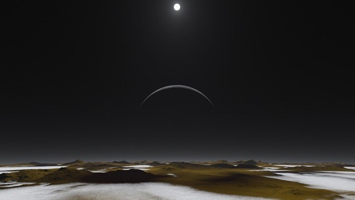 Pluto-Oberfläche wie sie aussehen könnte