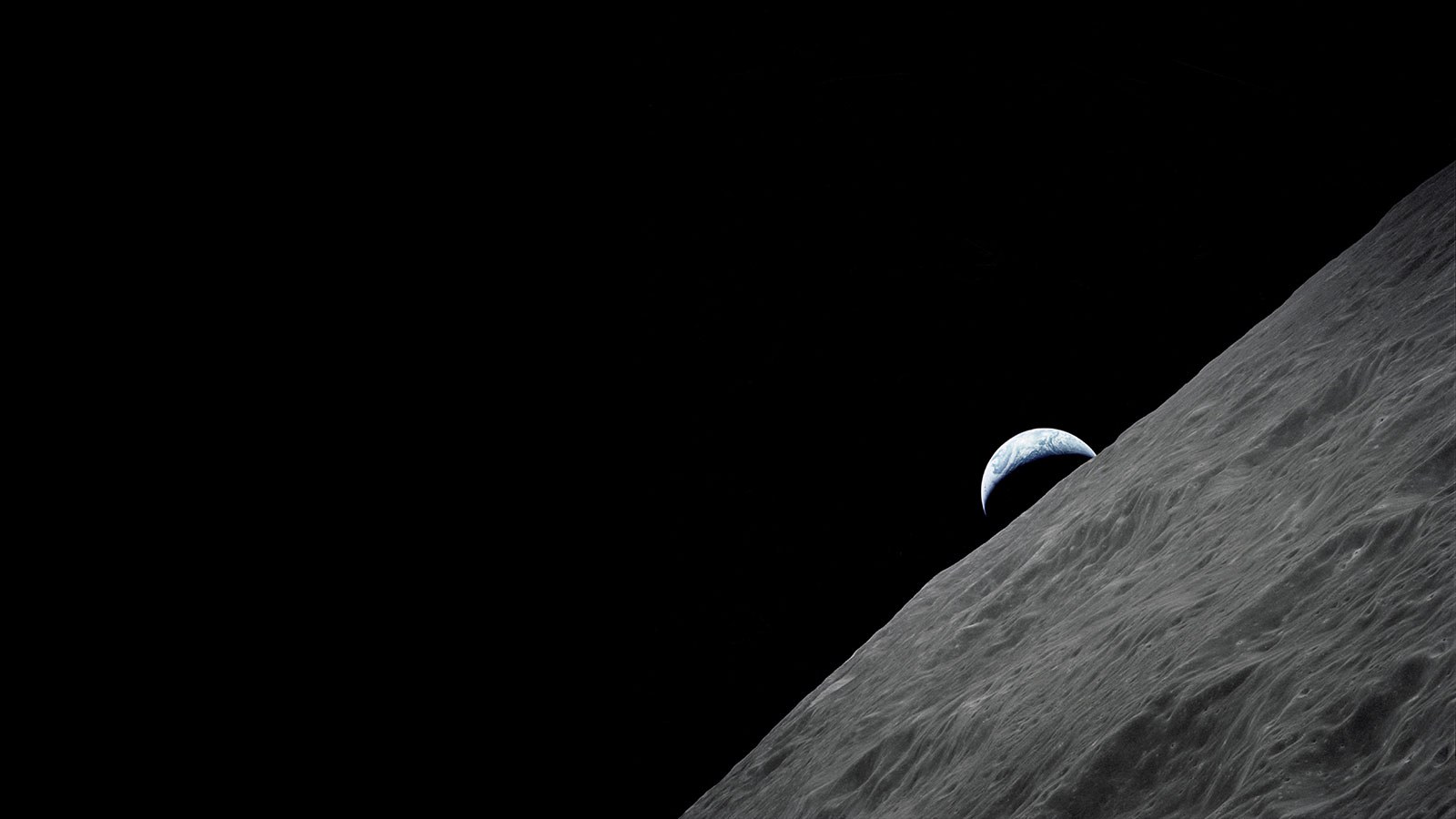 Erde und Mond