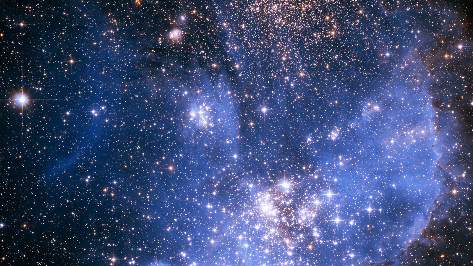 Dieses Bild des Hubble-Teleskops zeigt die Kleine Magellansche Wolke