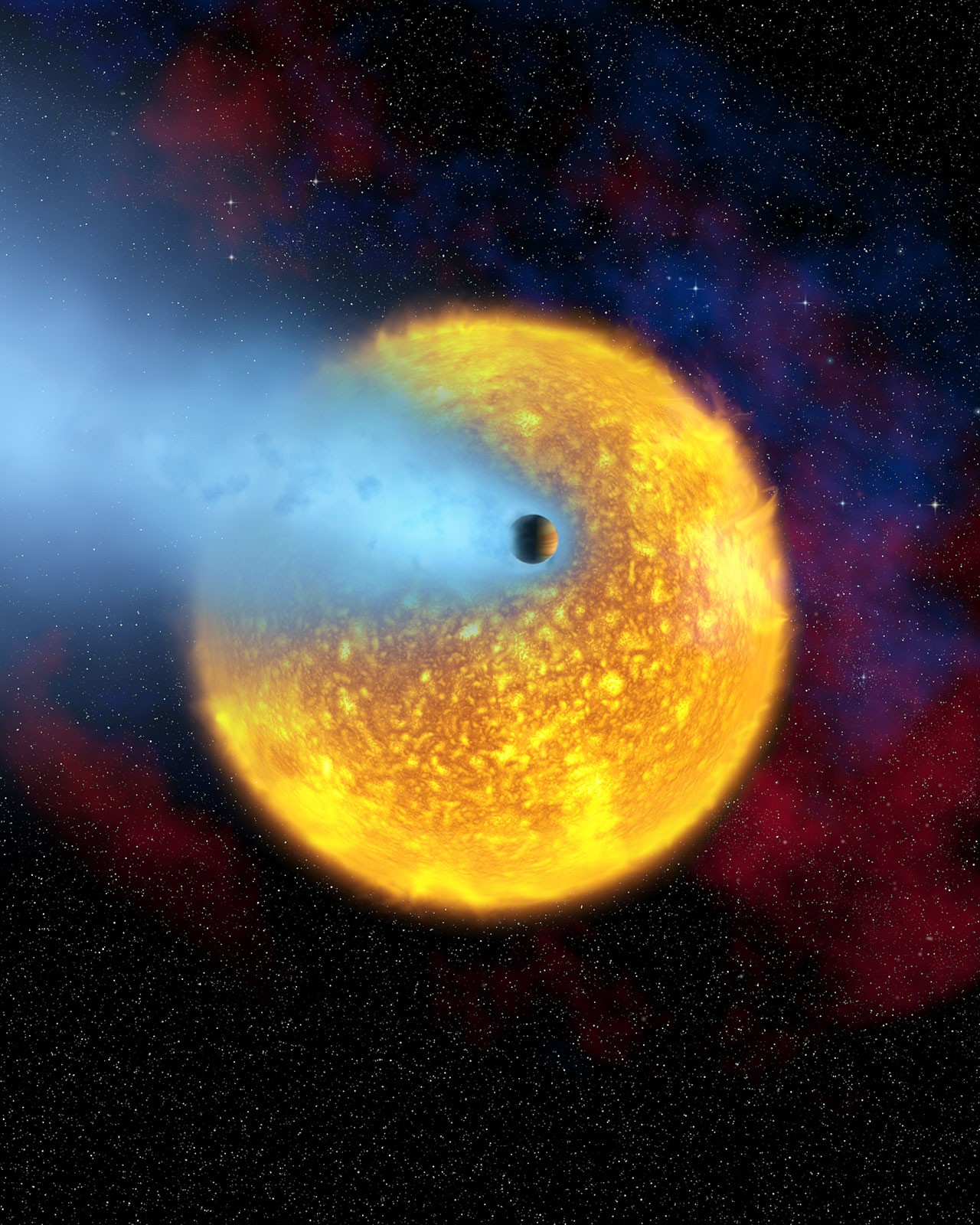 Künstlerische Darstellung von Planeten