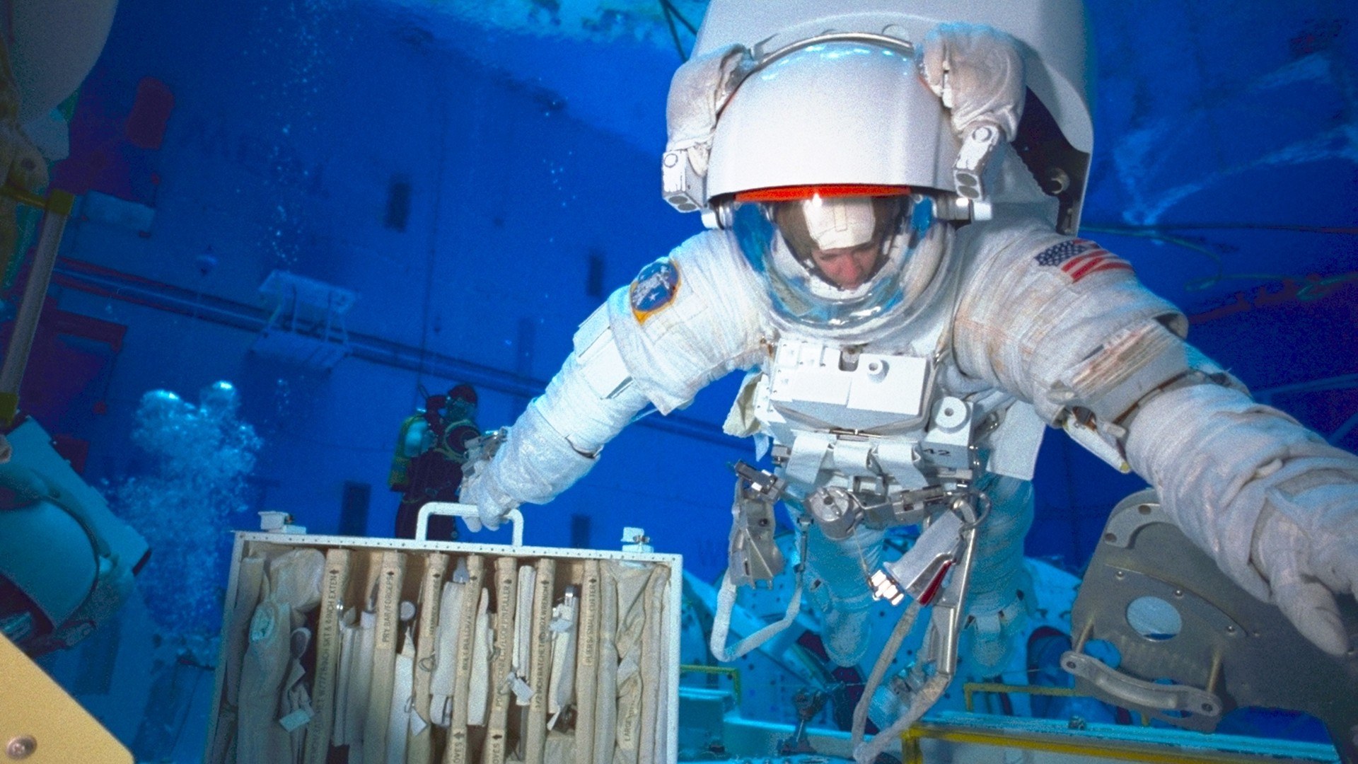 Weltraumspaziergang unter Wasser