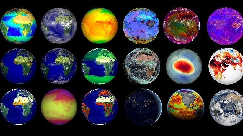 Satellitenbilder zeigen den „Gesundheitszustand“ unseres Planeten Erde.