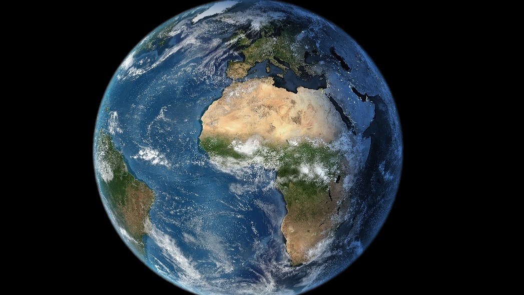 Die Erde gesehen aus dem All