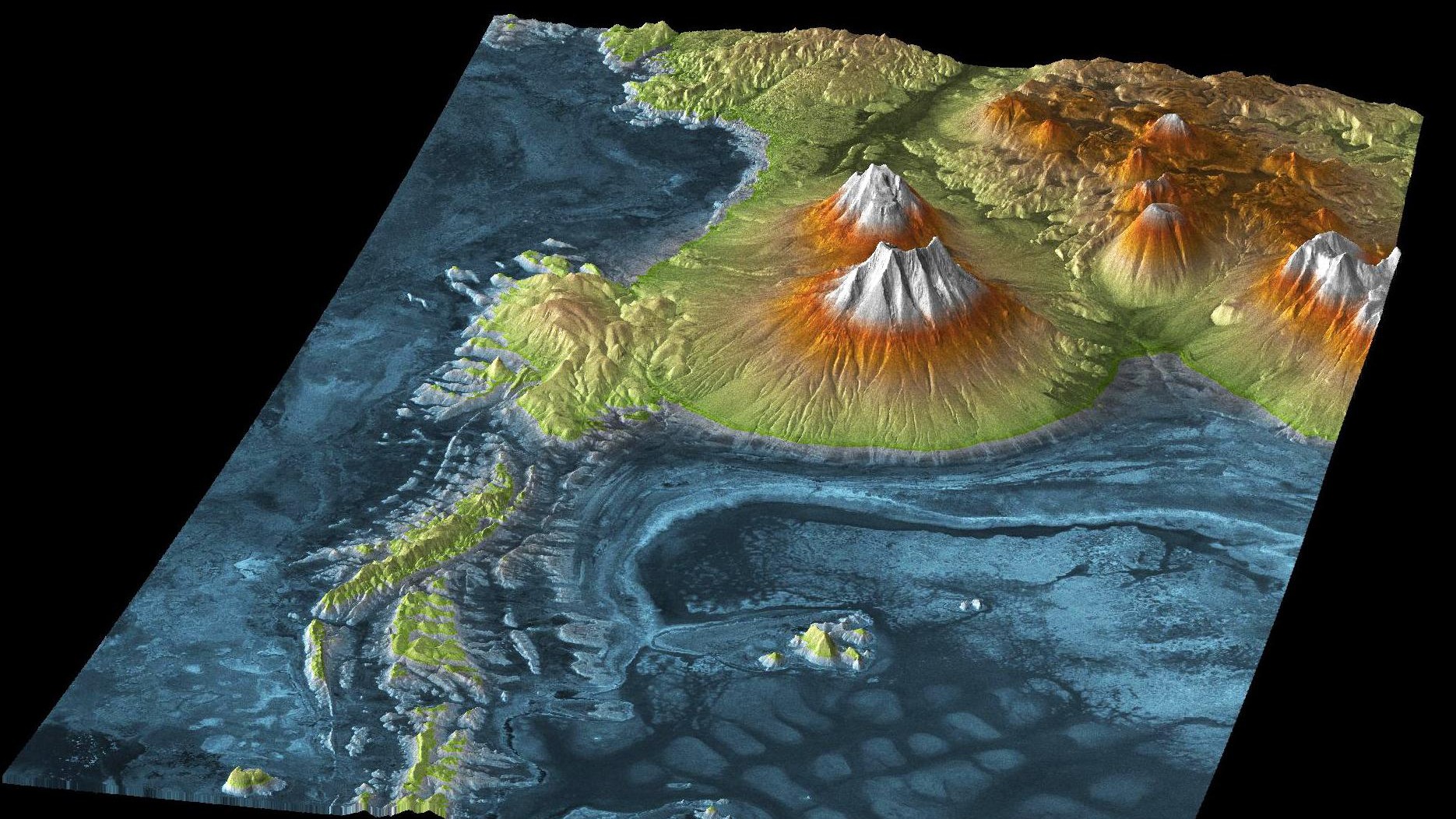3D-Bilder aus Daten von Radarsatelliten