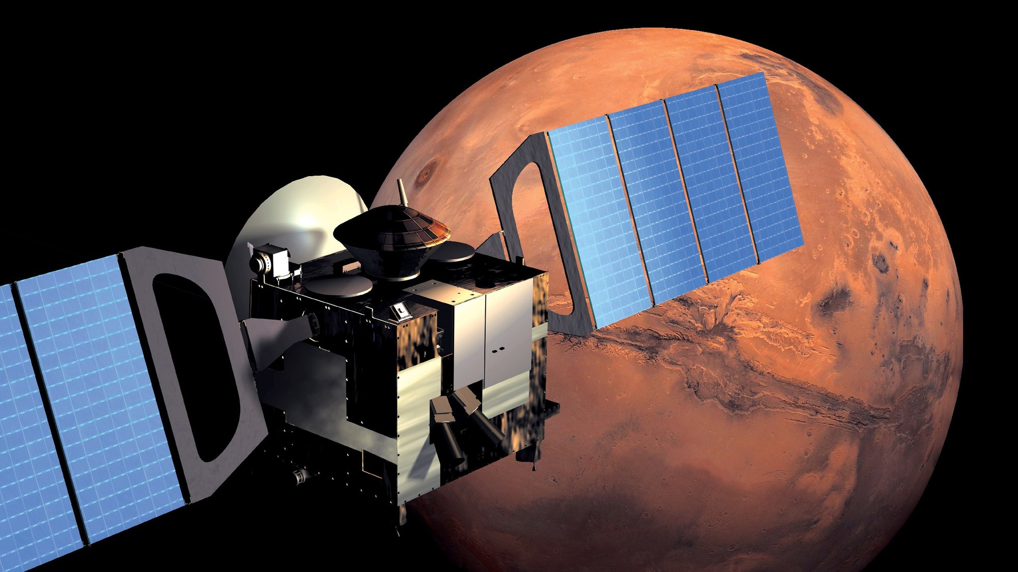 Mars Express (künstlerische Darstellung)