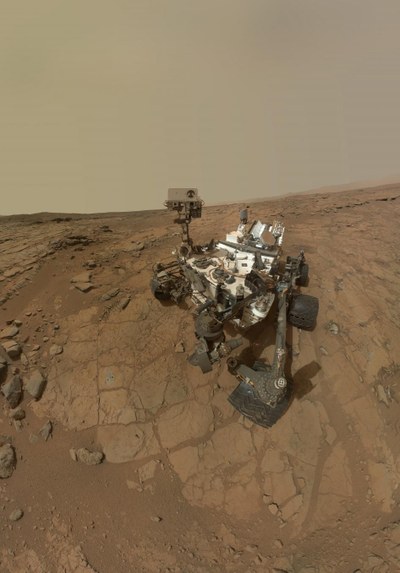 Selfie des Mars-Rover Curiosity