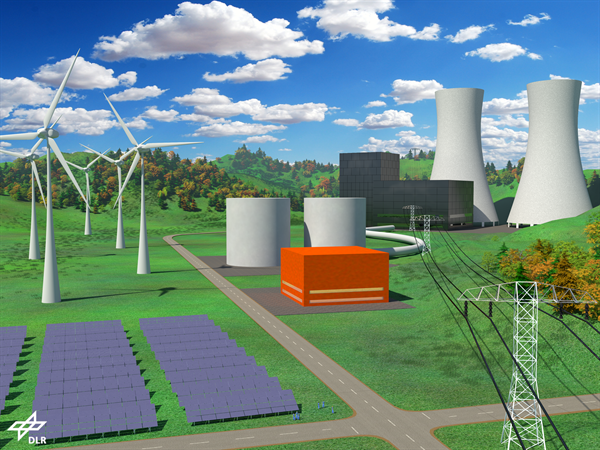 So könnte ein umweltfreundliches Kraftwerk aussehen.