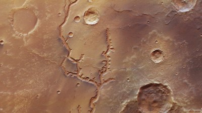 Flusslauf auf dem Mars