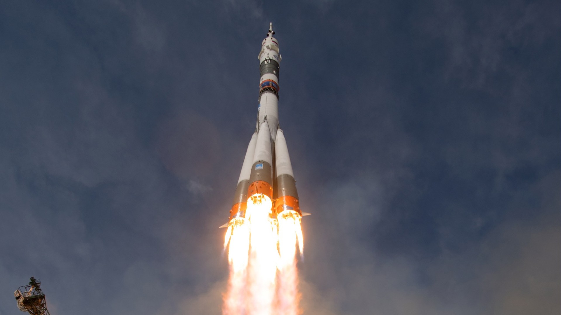 Eine Rakete beim Start