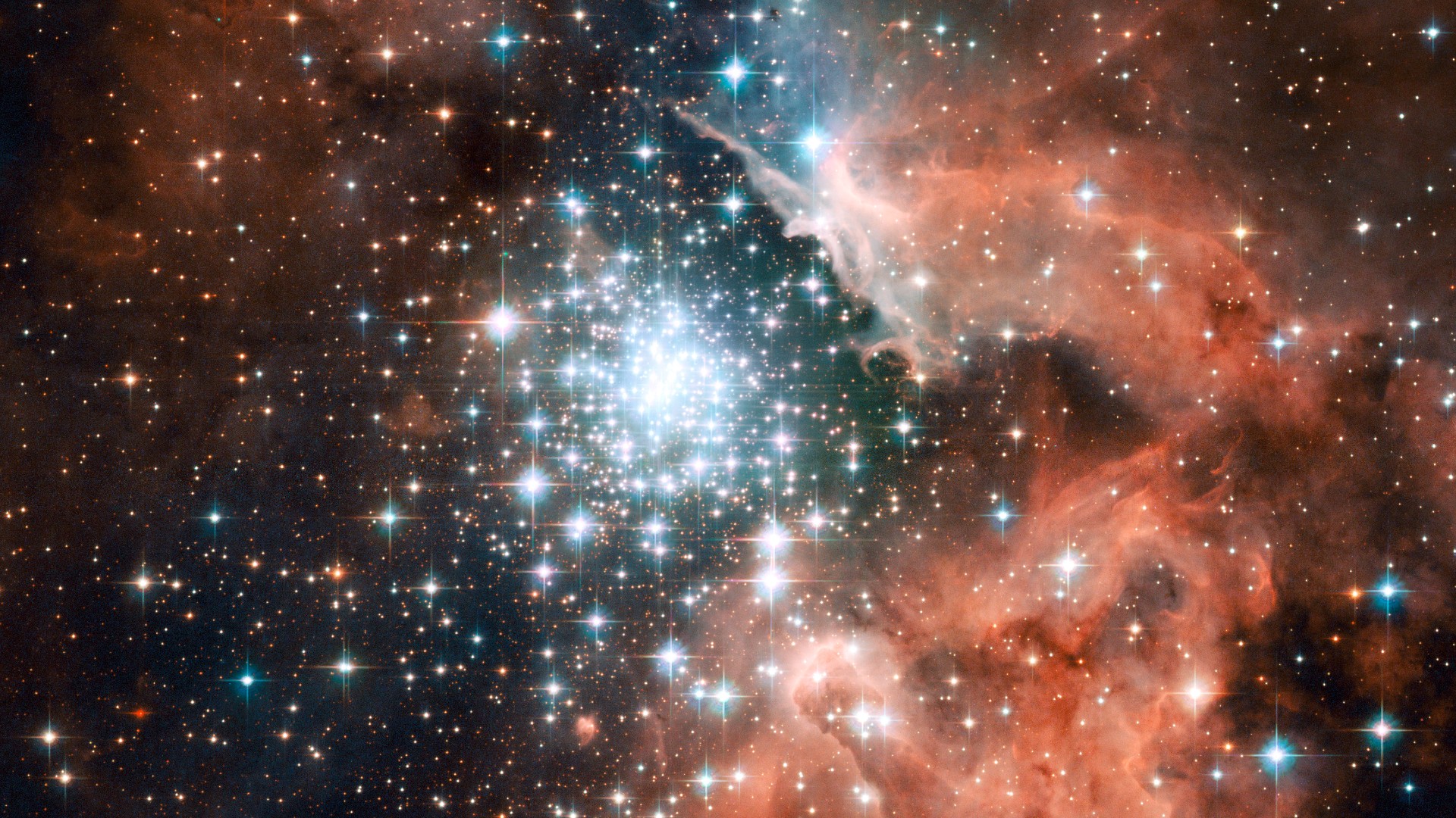 Ein Bild des Weltraum-Teleskops Hubble