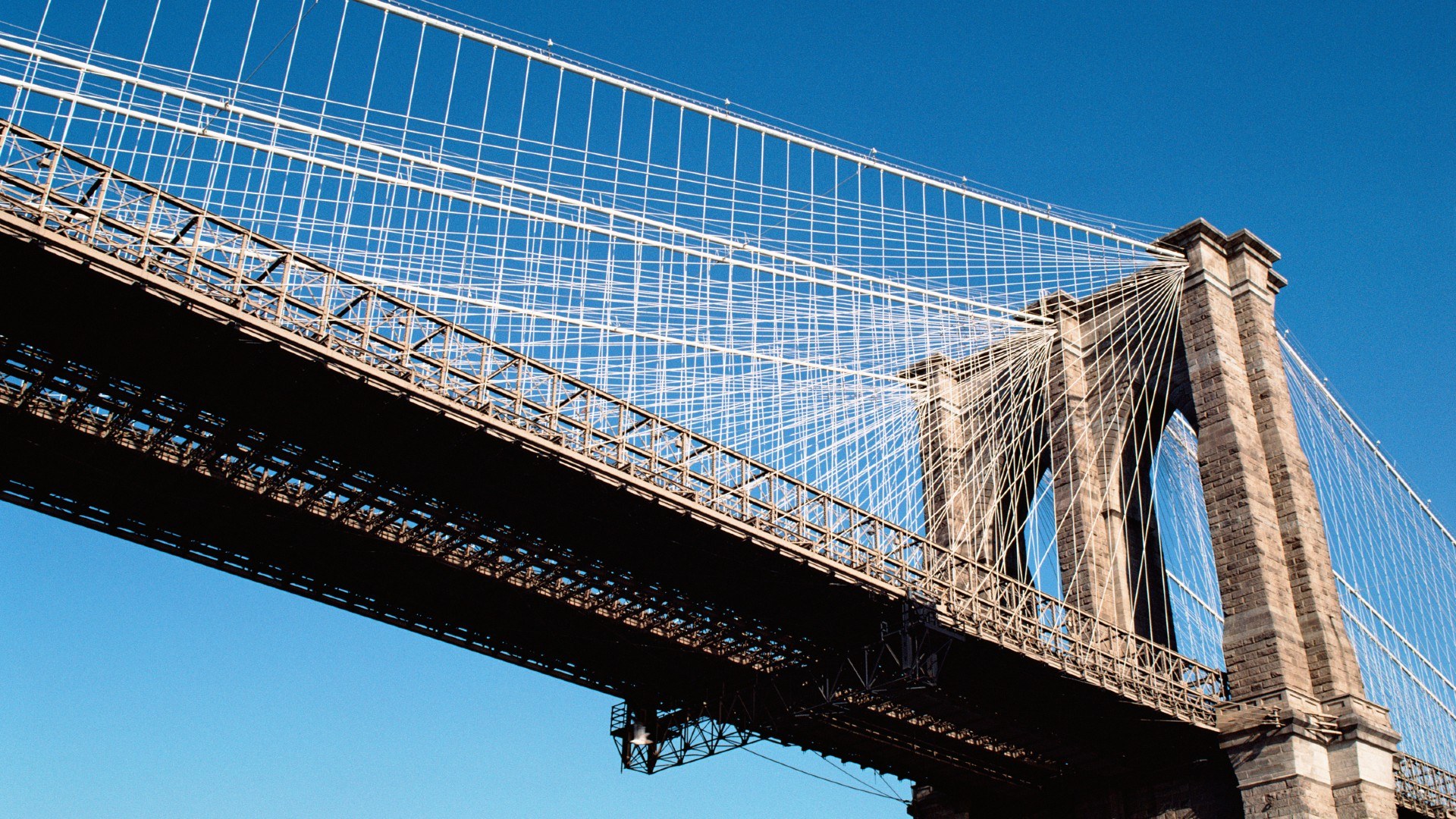 Die Brooklyn Bridge in New York