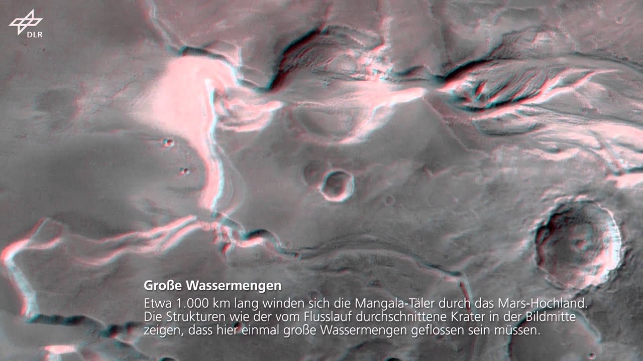 Der Mars: Täler und Talsysteme