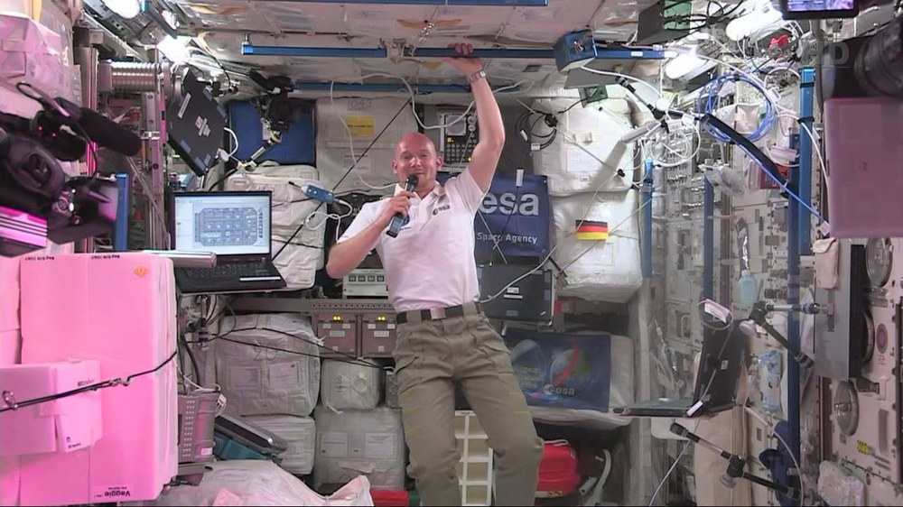 Interview an Bord der ISS