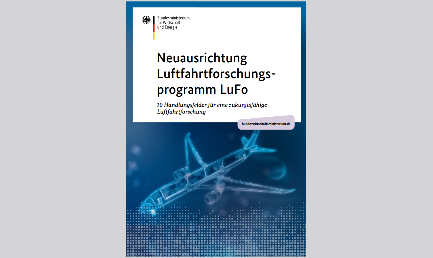 Titelblatt Neuausrichtung Luftfahrtforschungsstrategie