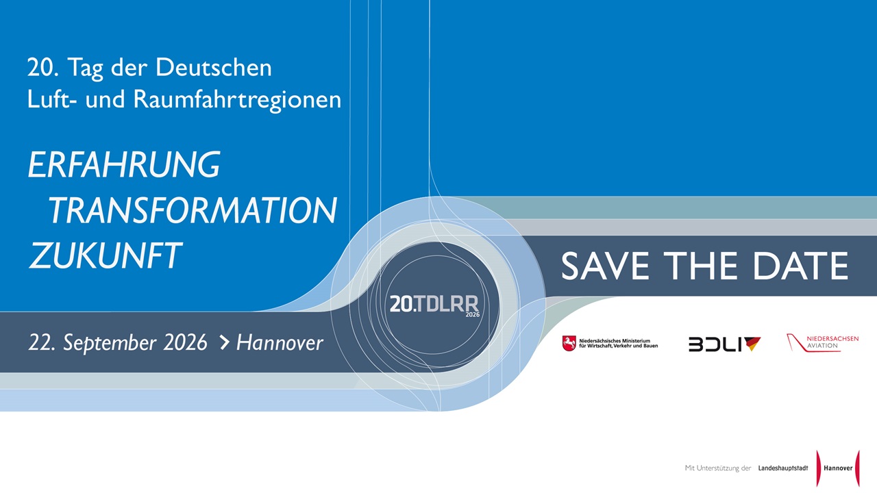 Logo Tag der deutschen Luft- und Raumfahrtregionen 2026