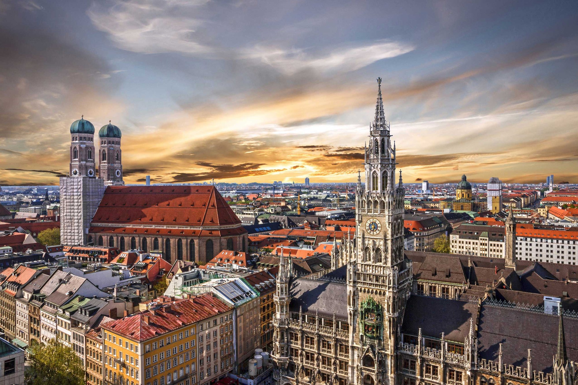 Panorama von München
