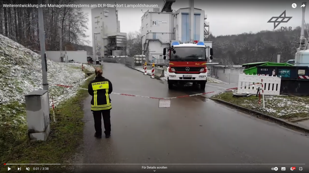 Video: Weiterentwicklung des Managementsystems am DLR-Standort Lampoldshausen