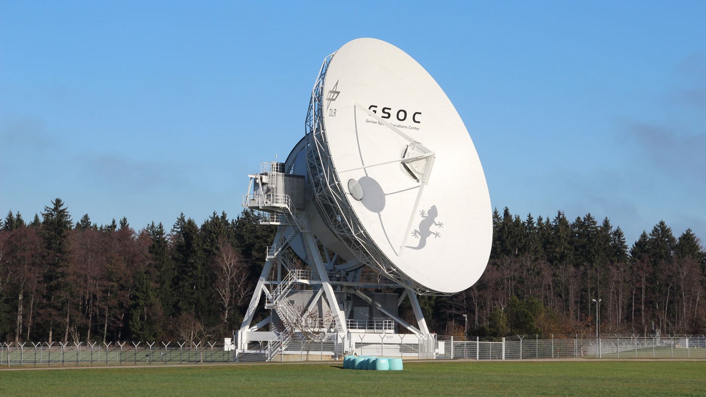 Bodenstation Weilheim - 30 Meter-Antenne