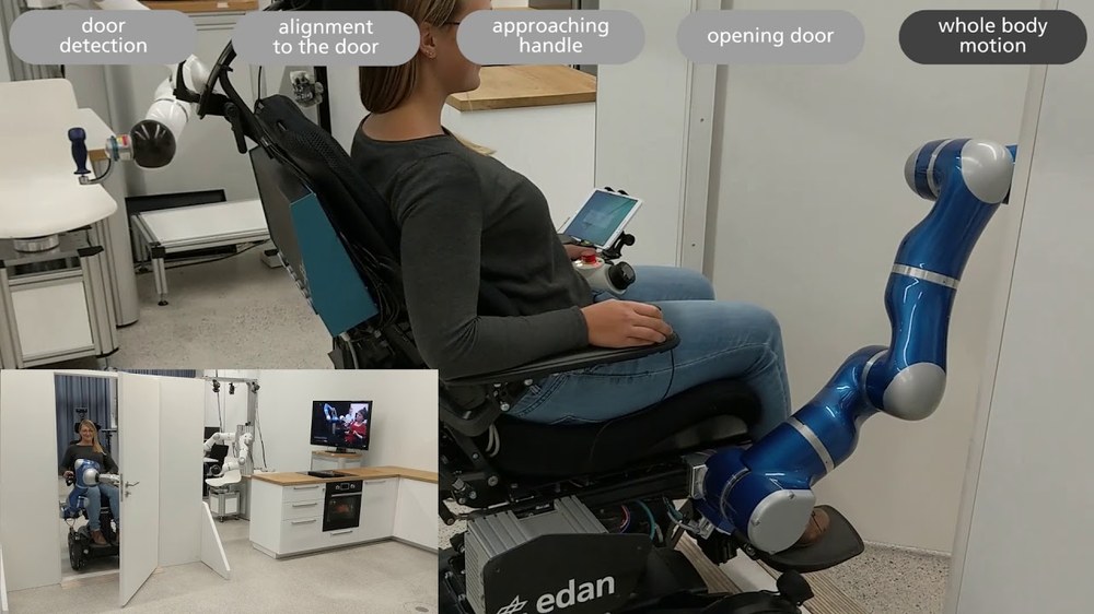 Shared control applied to the assistive robot EDAN