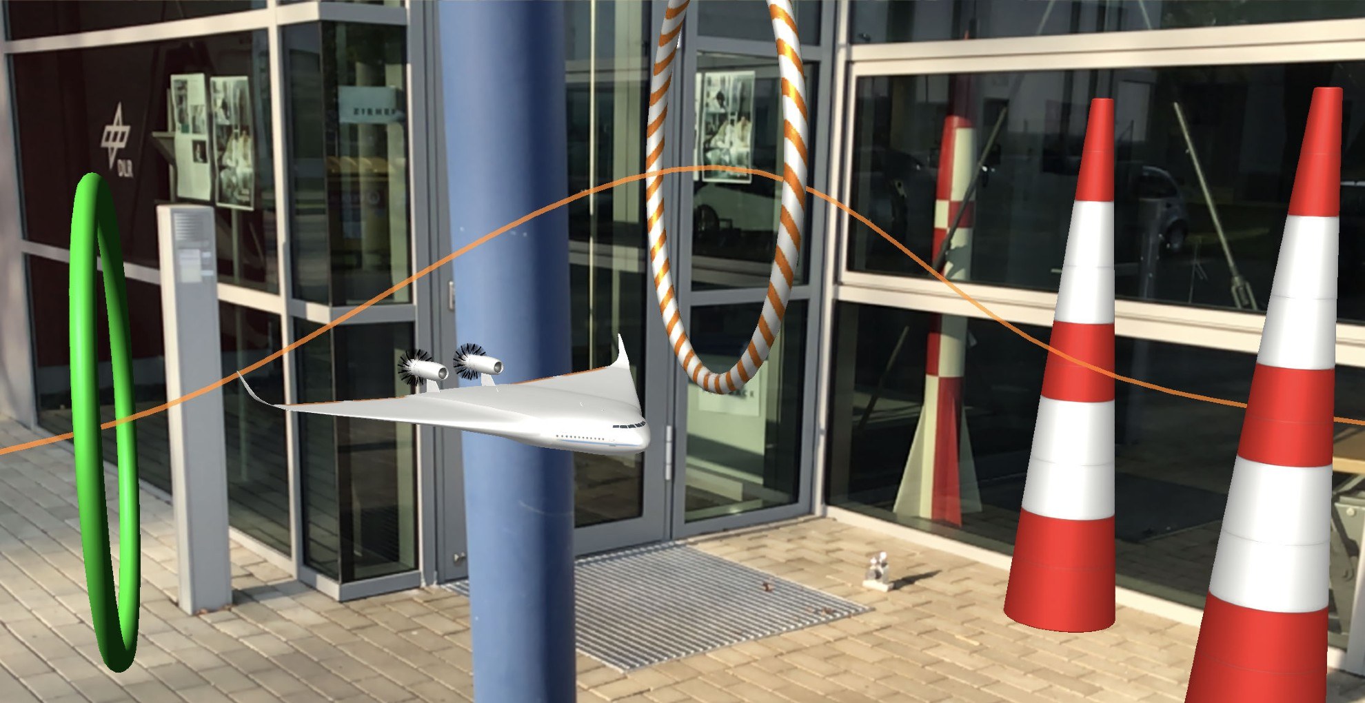 Screenshot aus DLR App „Virtual Wings“