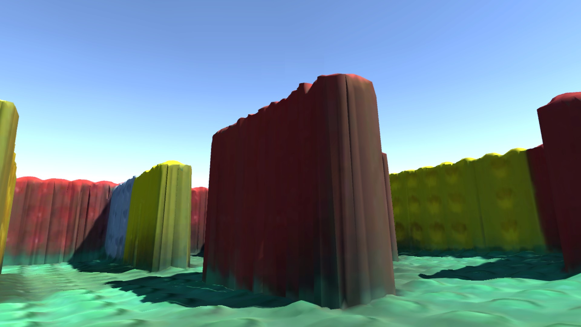 Lego-Labyrinth aus VR-Sicht