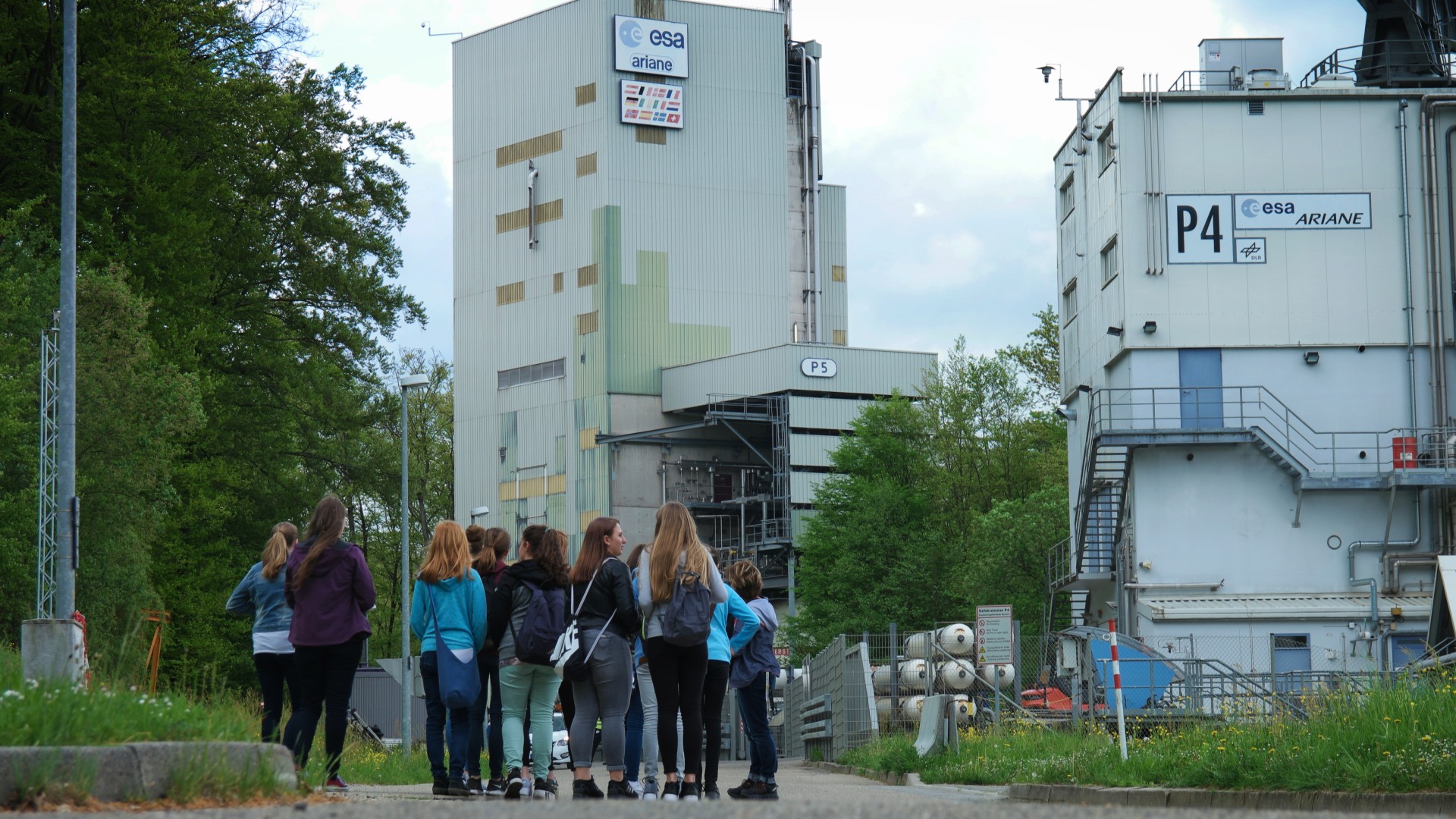 Schülerinnen beim Girls‘Day 2018