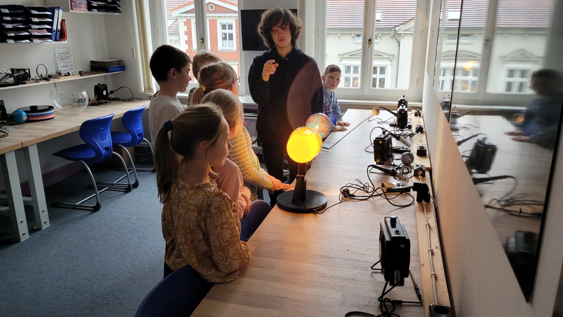 Erklärung am Tellarium